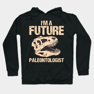 Paleontologist dinosaur Fathers Day Gift Funny Retro Vintage Hoodie